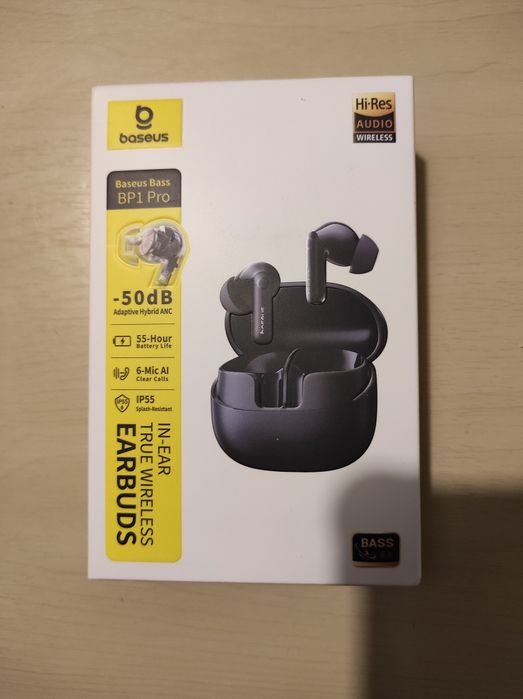Słuchawki Baseus Bass BP 1 pro kolor czarny .