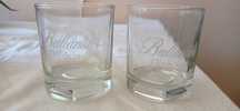 Dwie szklanki do whisky Ballantines