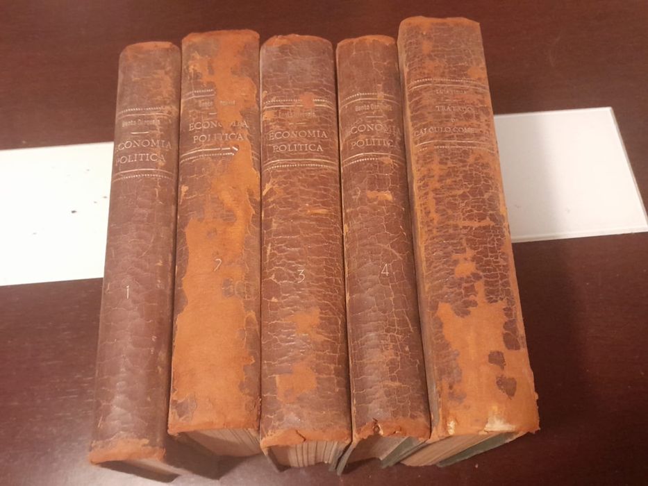 Economia política de Bento carqueja - tomo I a IV 1926