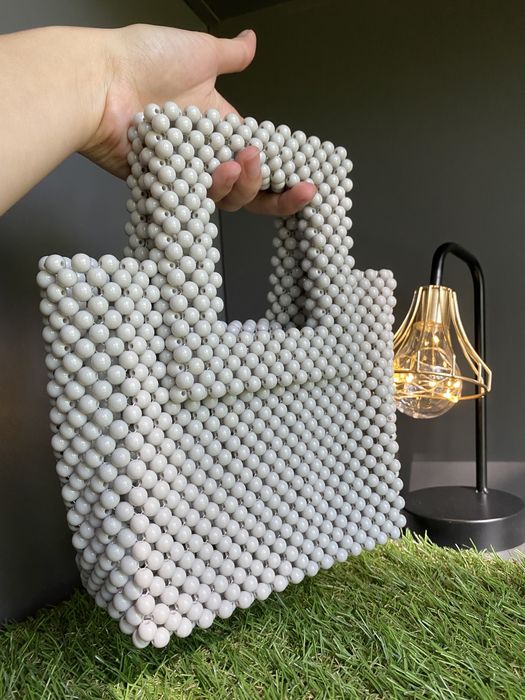 Сумка з бусин