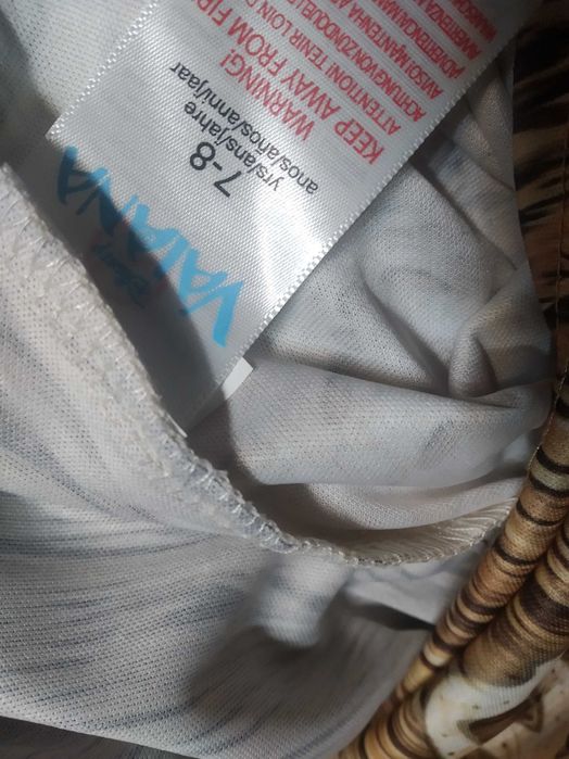 Vestido Moana Vaiana Disney Princess, estado irrepreensível Carnaval