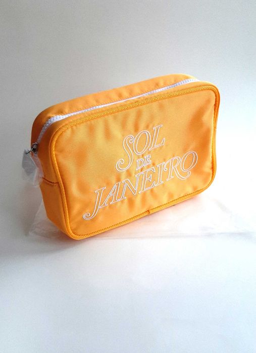 nowa kosmetyczka żółta, wodoodporna