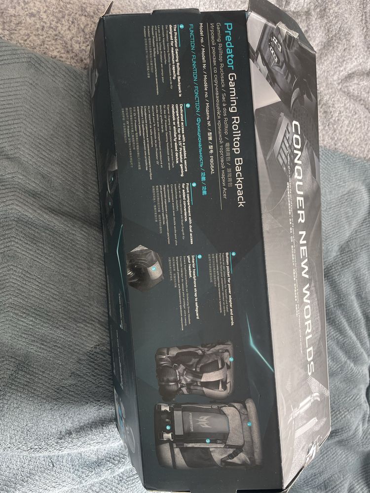 Plecak Predator laptop gaming góry NOWY