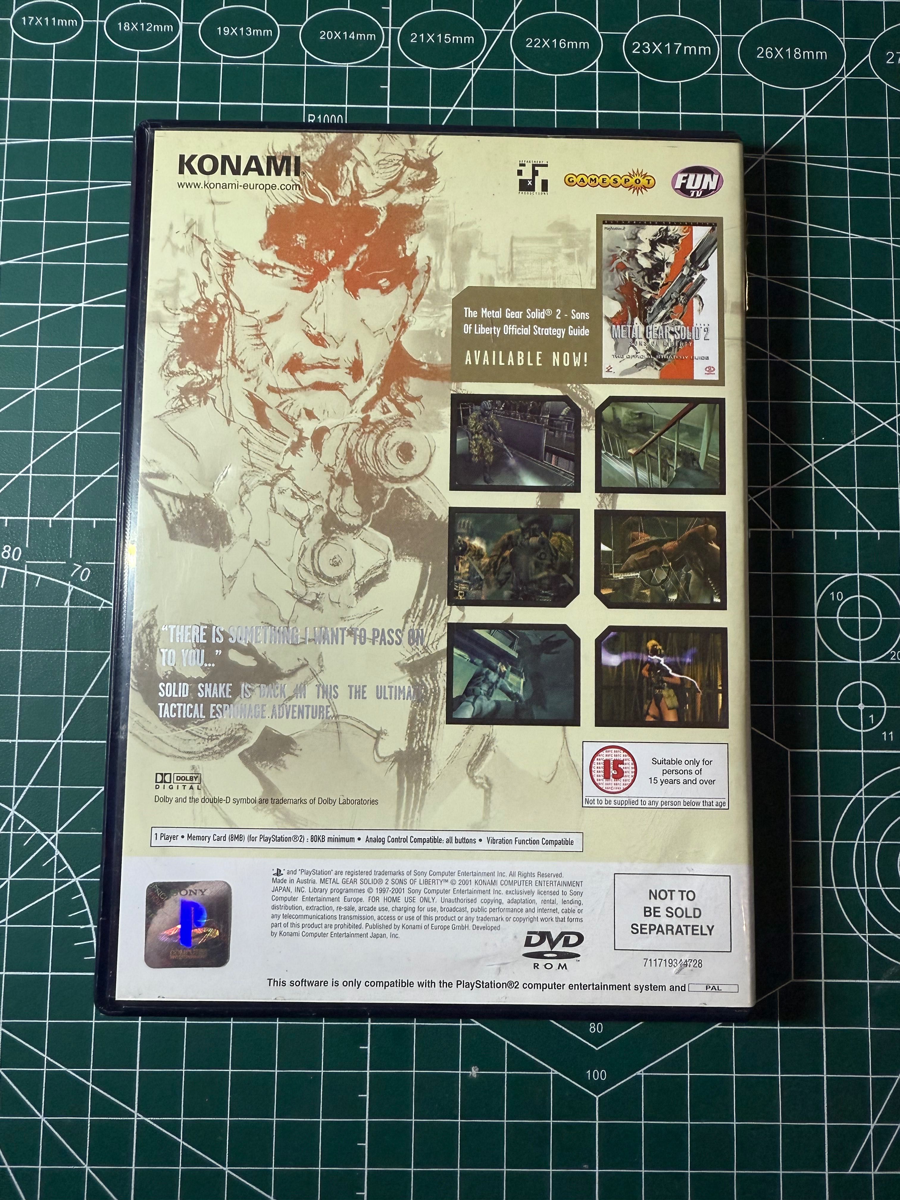 [PS2] Metal Gear Solid 2: Sons of Liberty