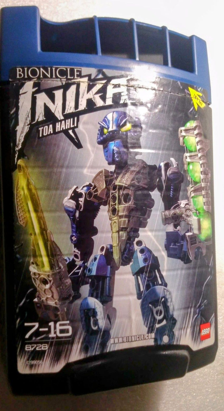 Figura Lego Bionicle Inika Toa hahli (8728) de 2006 completo com caixa