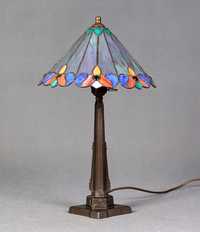 Stara lampa biurkowa / gabinetowa klosz w stylu tiffany