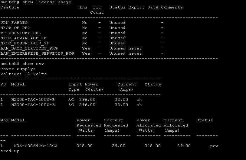 Cisco Nexus 3064PQ-10GX 48x10GE 4x40GE Enterprise