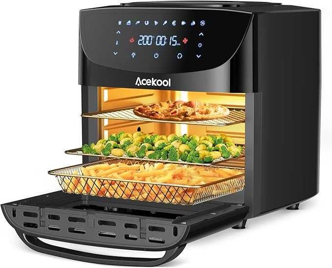 Airfryer / mini piekarnik 18 l, 1800 W, LED, 10 funkcji, akcesoria