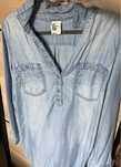 H&M Mama koszula ciążowa S lyocel tencel denim