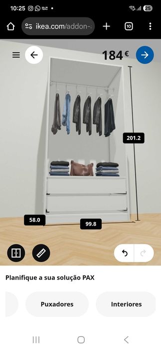 Modulo PAX com 2 gavetas