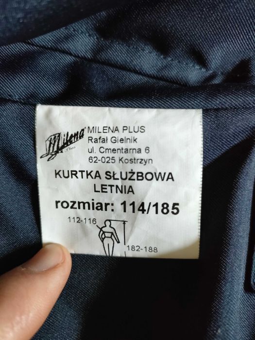 Kurtka letnia policja