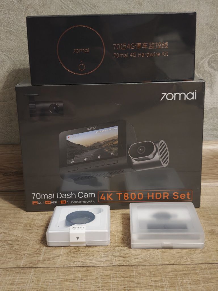 Видеорегистратор 70mai 4К T800+RC24 или RC41, X800+RC14, A810+RC12