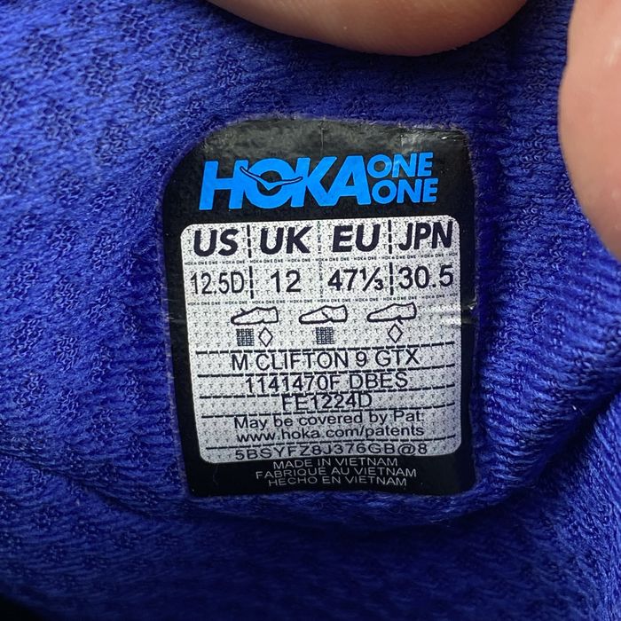 р.47 Оригінал! Кросівки чоловічі Hoka Clifton 9 Gore-Tex