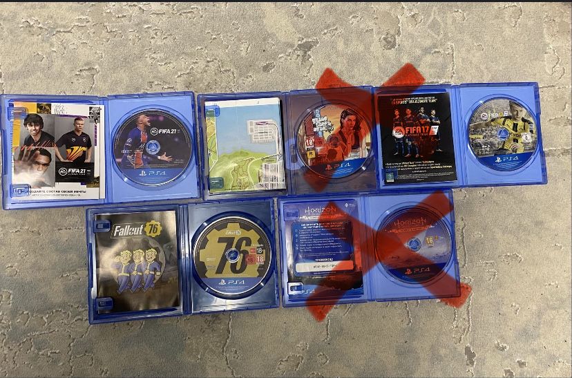 Срочно Набір ігор для PS4 — FIFA 17.21, Fallout