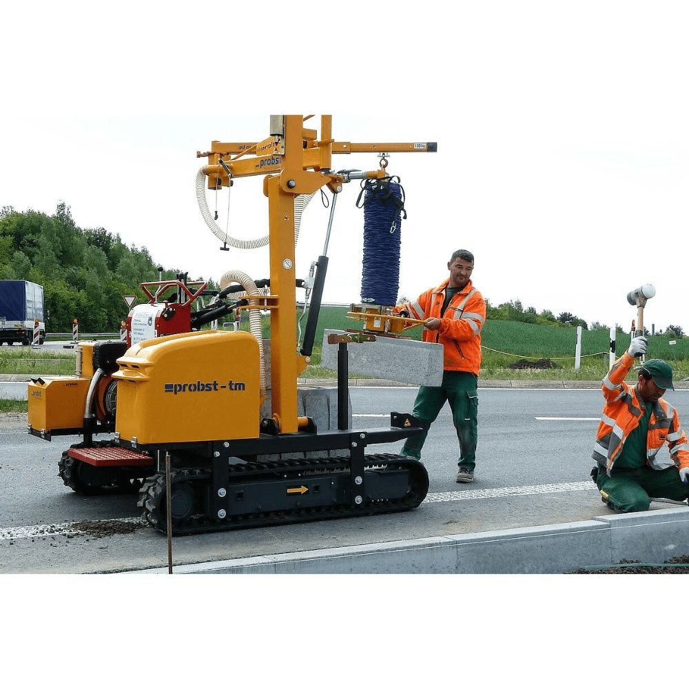 Układarka krawężników, płyt Probst tm 150 transmobil