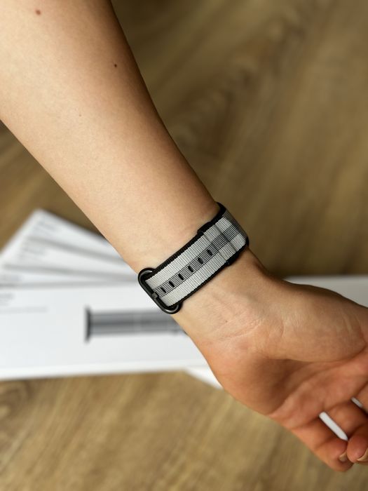 Новий Оригінальний Ремінець Apple Watch 38 40 41 42 Woven Black