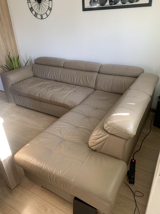 Sprzedam kanape rozkladana ze skóry