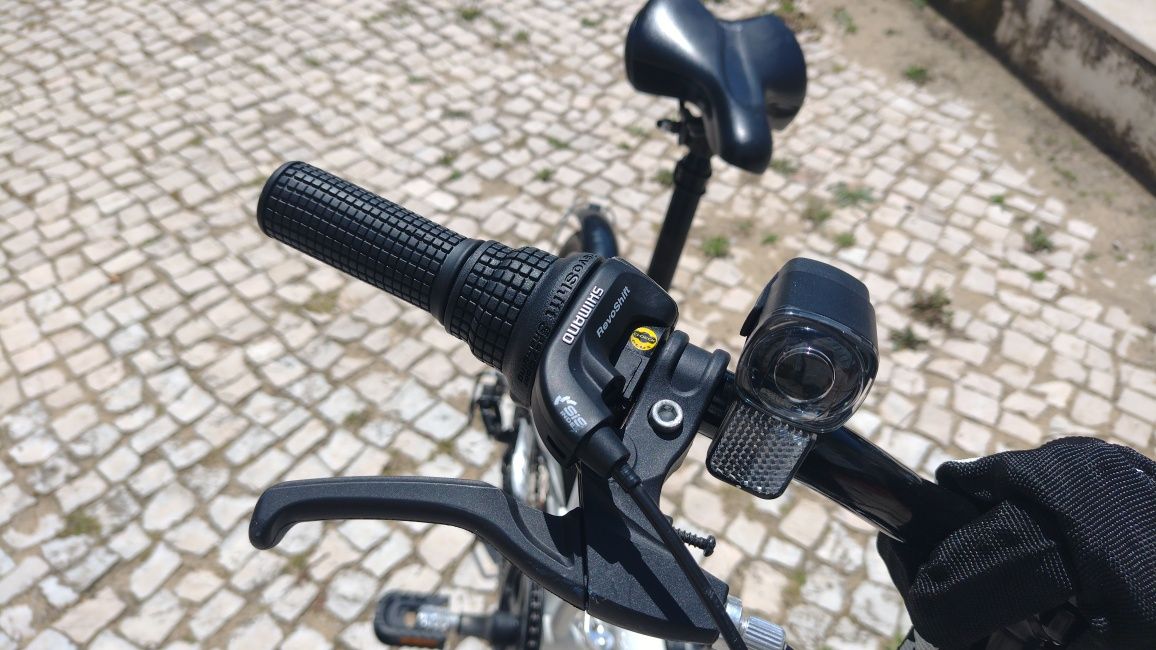 Bicicleta desmontável extremamente nova