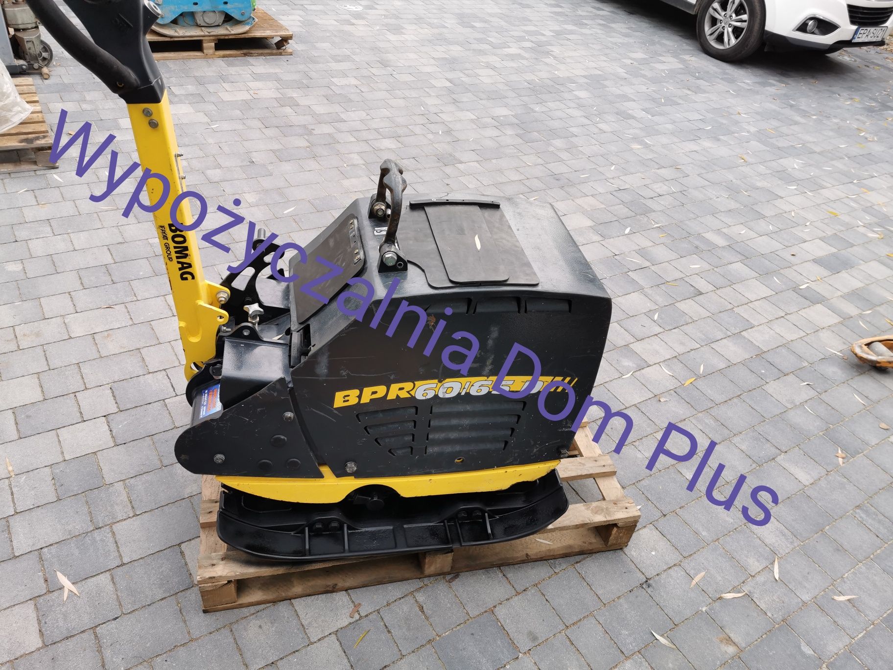 Zagęszczarka 500kg Bomag BPR 6065 D, 468 kg Wypożyczę
