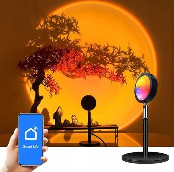 Lampa projekcyjna Sunset GY Bluetooth Mesh LED sterowana aplikacją