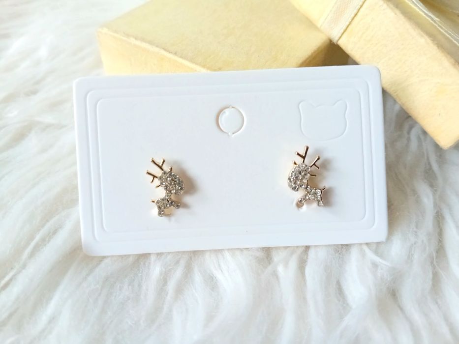 Nowe świąteczne kolczyki renifery