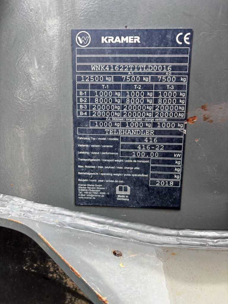 Kramer KT447 Ecospeed jcb cat manitoue merlo Ładowarka teleskopowa