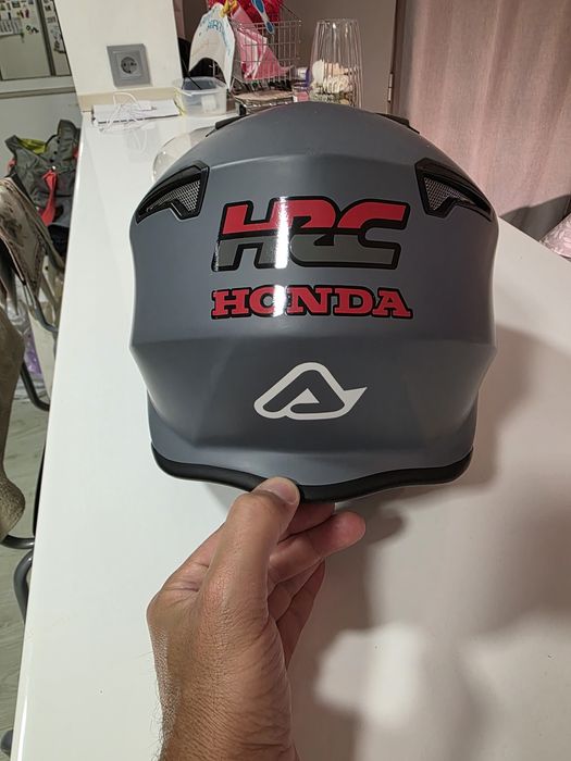 Capacete Acerbis cinza