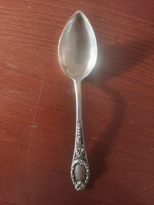 Conjunto 12 colheres de prata antigas