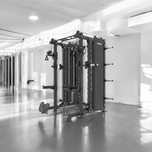 Smith Brama Klatka Half Rack Suwnica Ze Stosem 2x100KG KRAUSE FITNESS