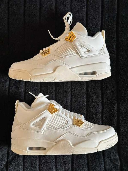 Buty Espadryle Jordan4Retro Metallic Gold Espadryle R.43
