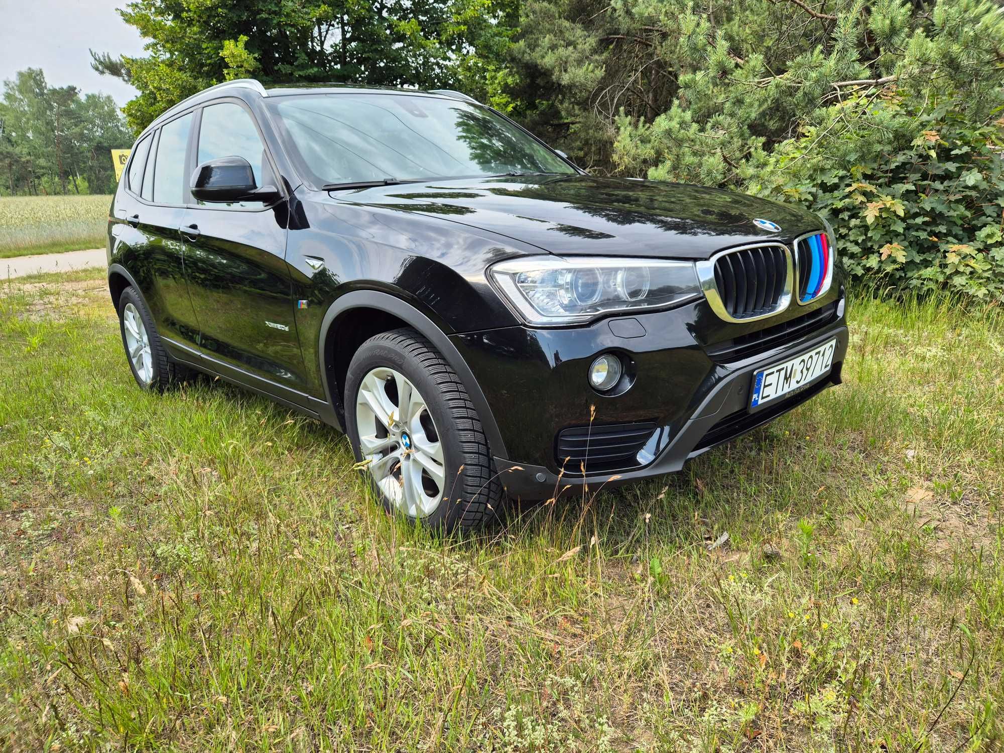 BMW X3,2.0D,190KM,2016/17,navi,kamera,VAT-23%,salon Polska,ZAMIANA
