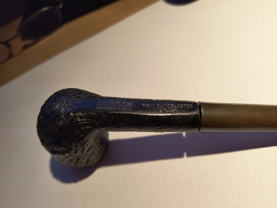 Stara fajka  z wrzościa  firmy Lincoln  Londyn   Real Sano  blast