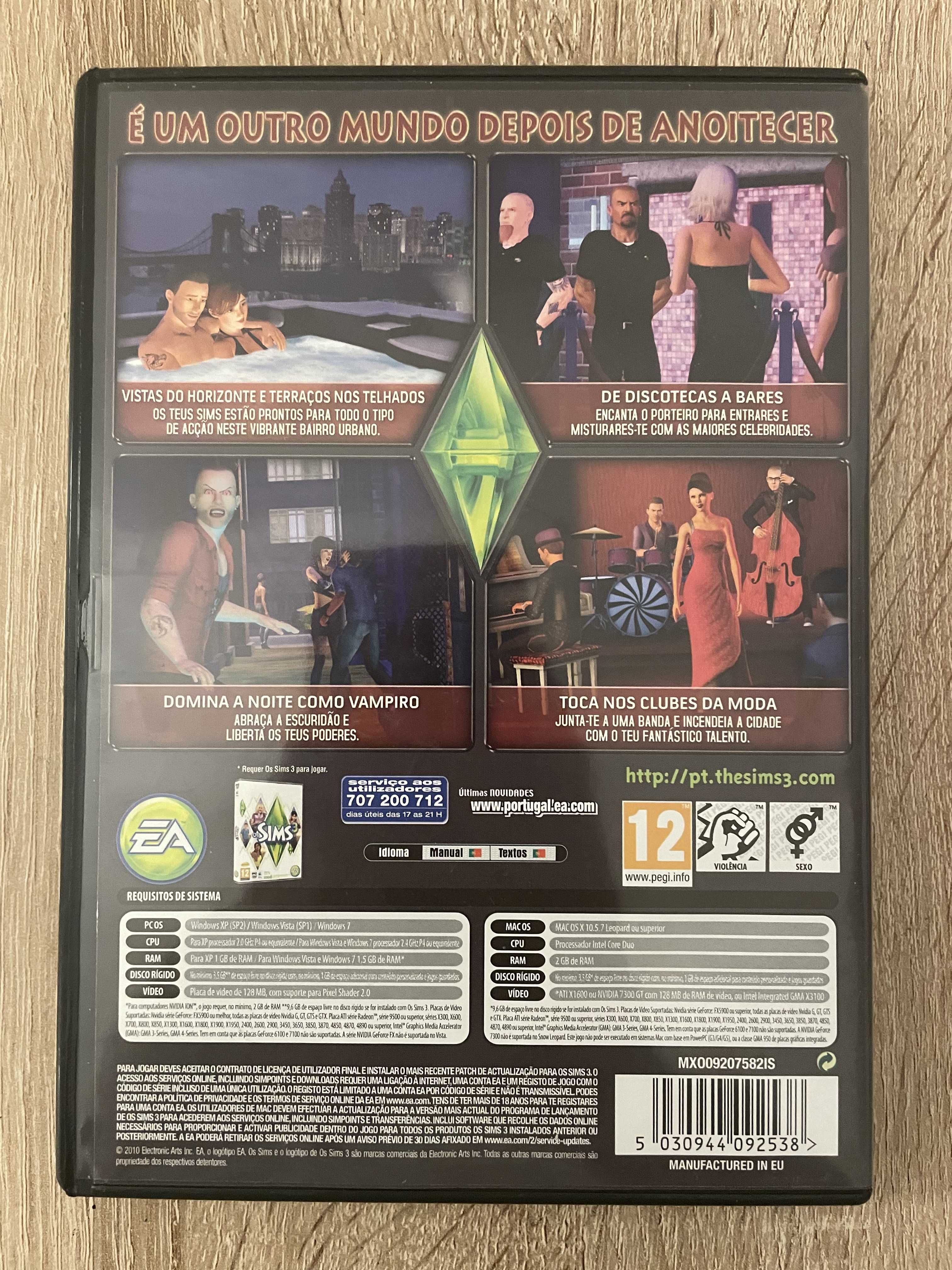 Jogo "Os Sims 3 - Pela Noite Dentro"