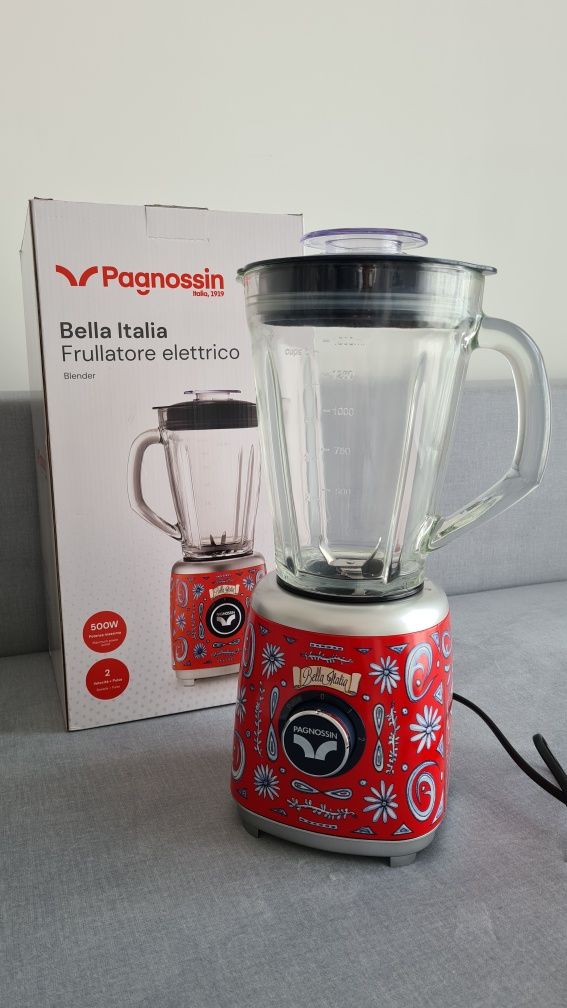 Pagnossin Bella Italia blender kielichowy czerwony włoski