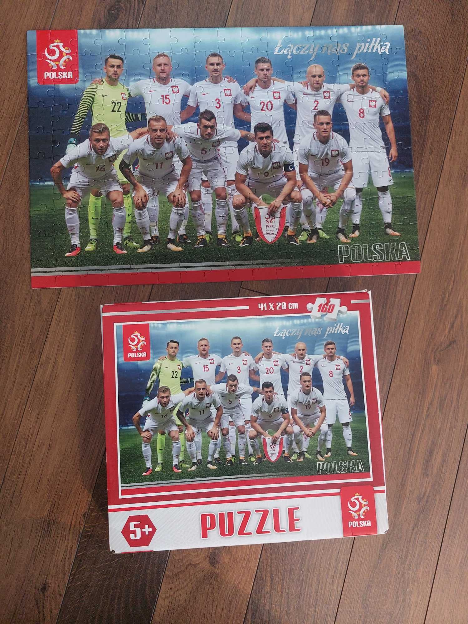 Puzzle łączy nas piłka Polska 160 elementów