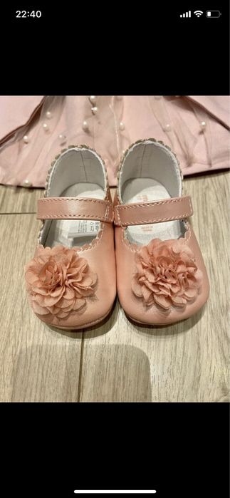 Zestaw na roczek- sukienka, butki, opaska roz. 74/80