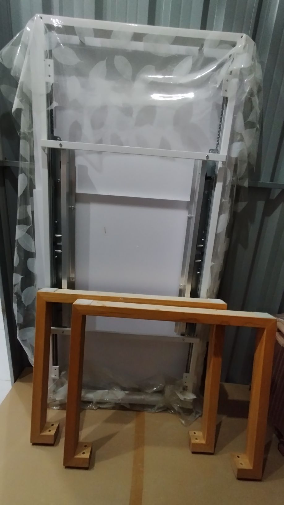 Mesa de Jantar Extensível Branca Brilhante