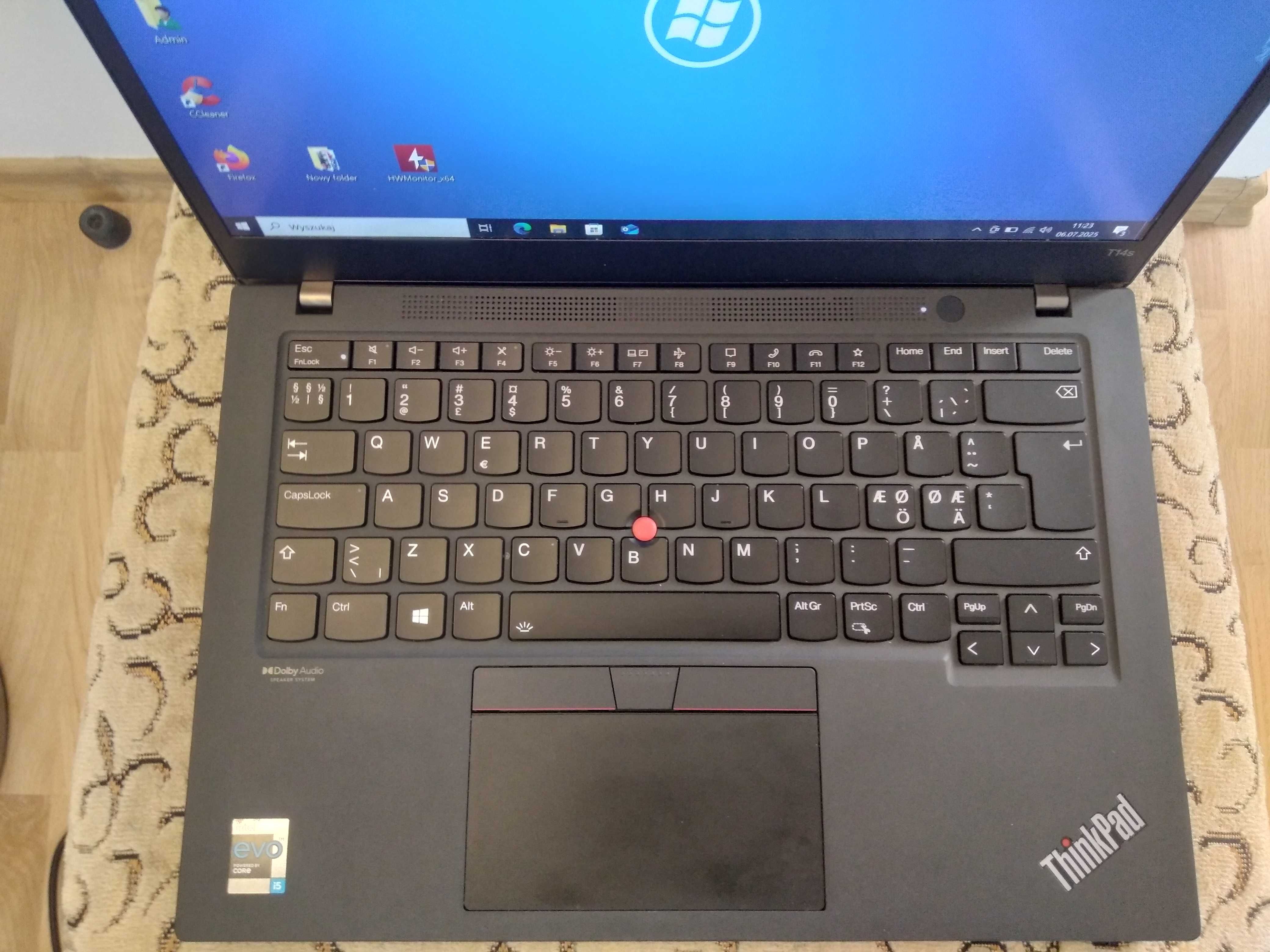 Laptop Lenovo ThinkPad T14s Gen 2_SSD 512 GB_Ram 16 GB_Bat. 9 godz.