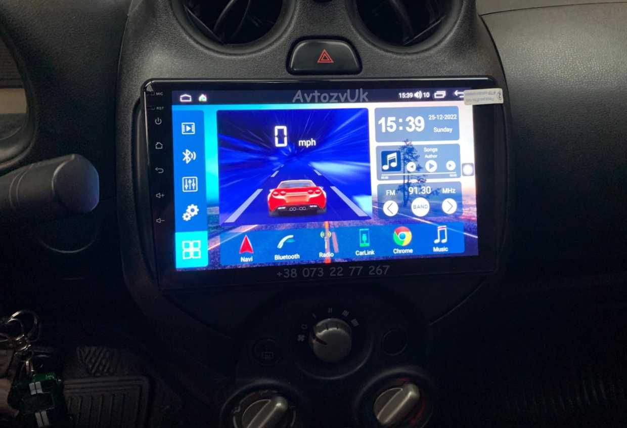 Магнитола MARCH Nissan MICRA Микра GPS TV USB 2 дин CarPlay Android 13