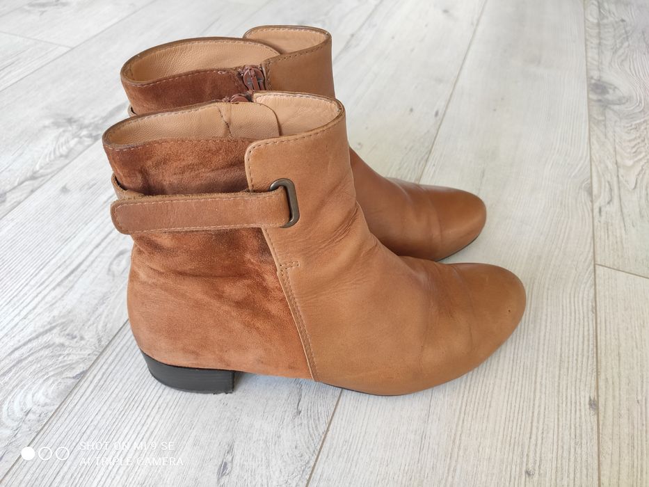 Шкіряні ботінки весна-осінь, 39розмір