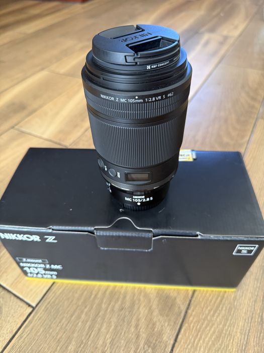 Nikkor Z 105mm f/2.8 VR S Macro - jak nowy. Filtr. Gwarancja