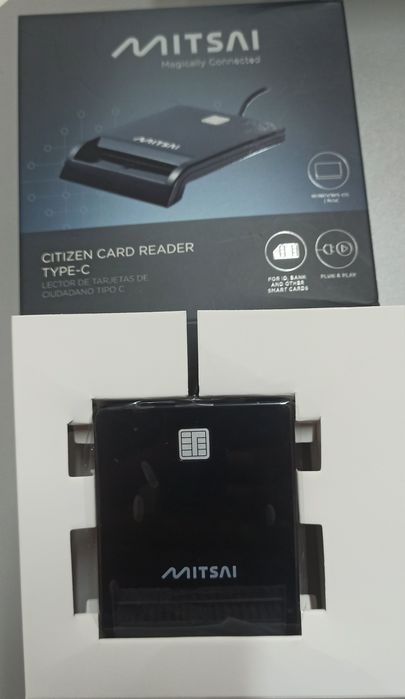 Leitor de cartões MISSÃO novo ainda com película unca usado.