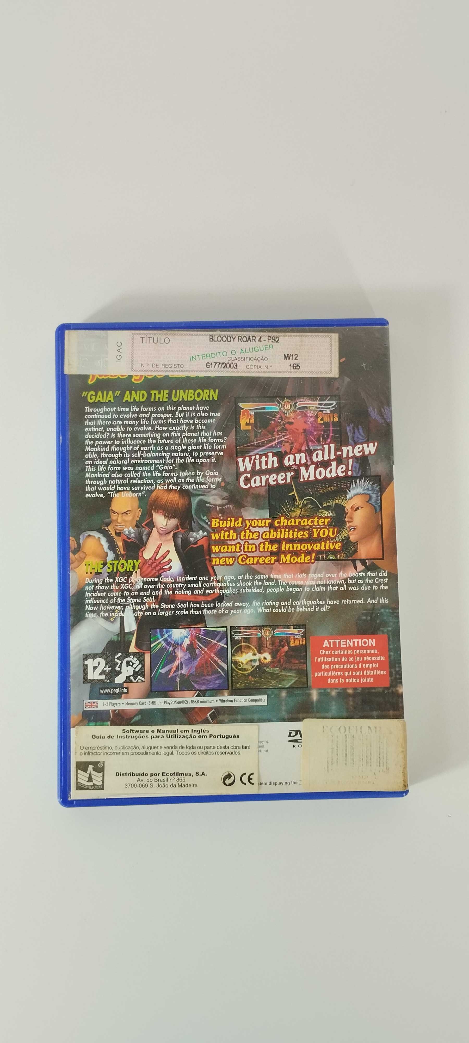 Bloody Roar 4 Playstation 2 PS2