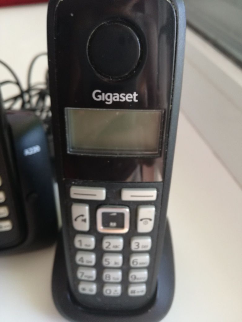 Gigaset A220 DUO Telefon stacjonarny bezprzewodowy