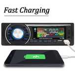 Rádio de áudio do carro 1din bluetooth  mp3  fm 12v do tlm aux/usb/tf