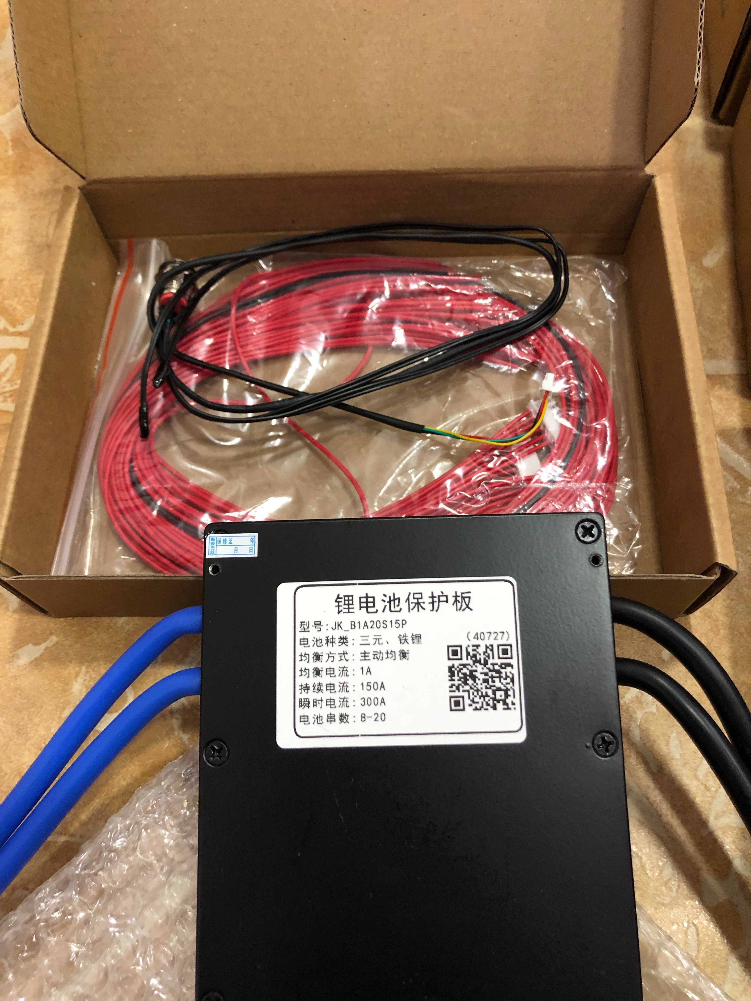 Smart BMS JIKONG 4-8s 7-20s, 4.3INCH LCD, JK-B2A20S20P, JK-B2A8S20P...
