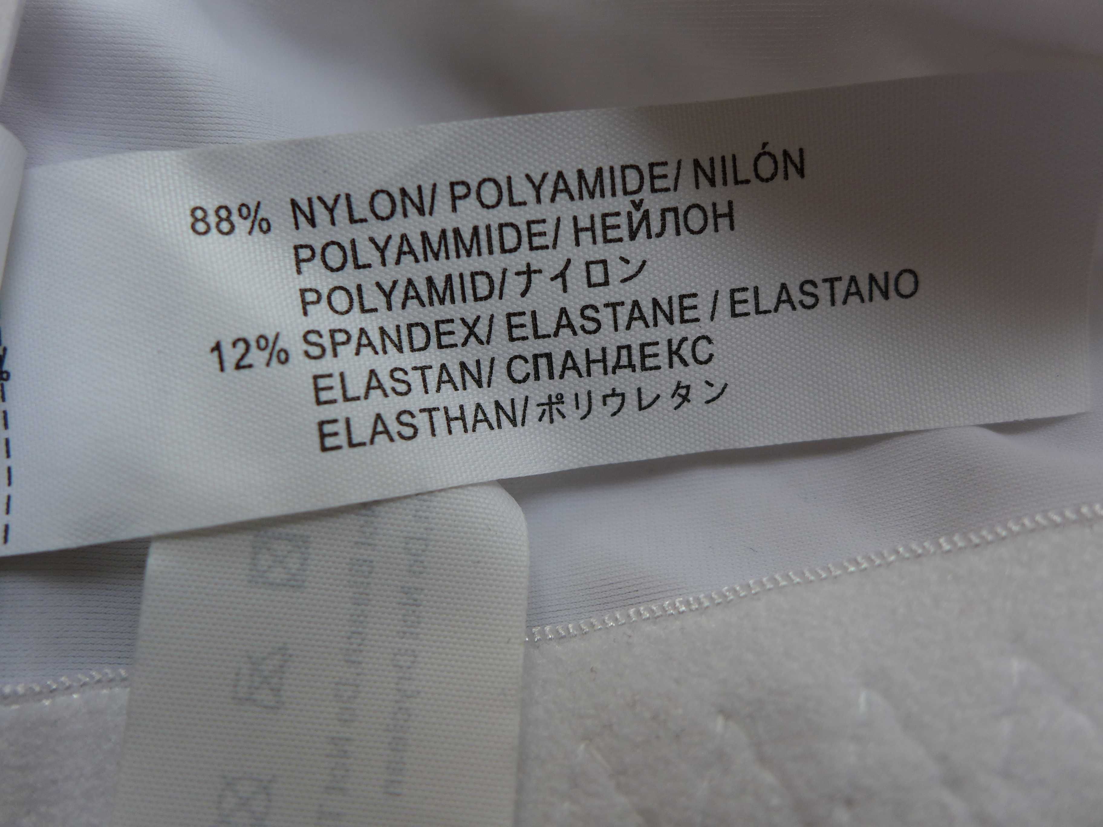 Elegancki wygodny biały biustonosz stanik bra 110D puszysta duży biust