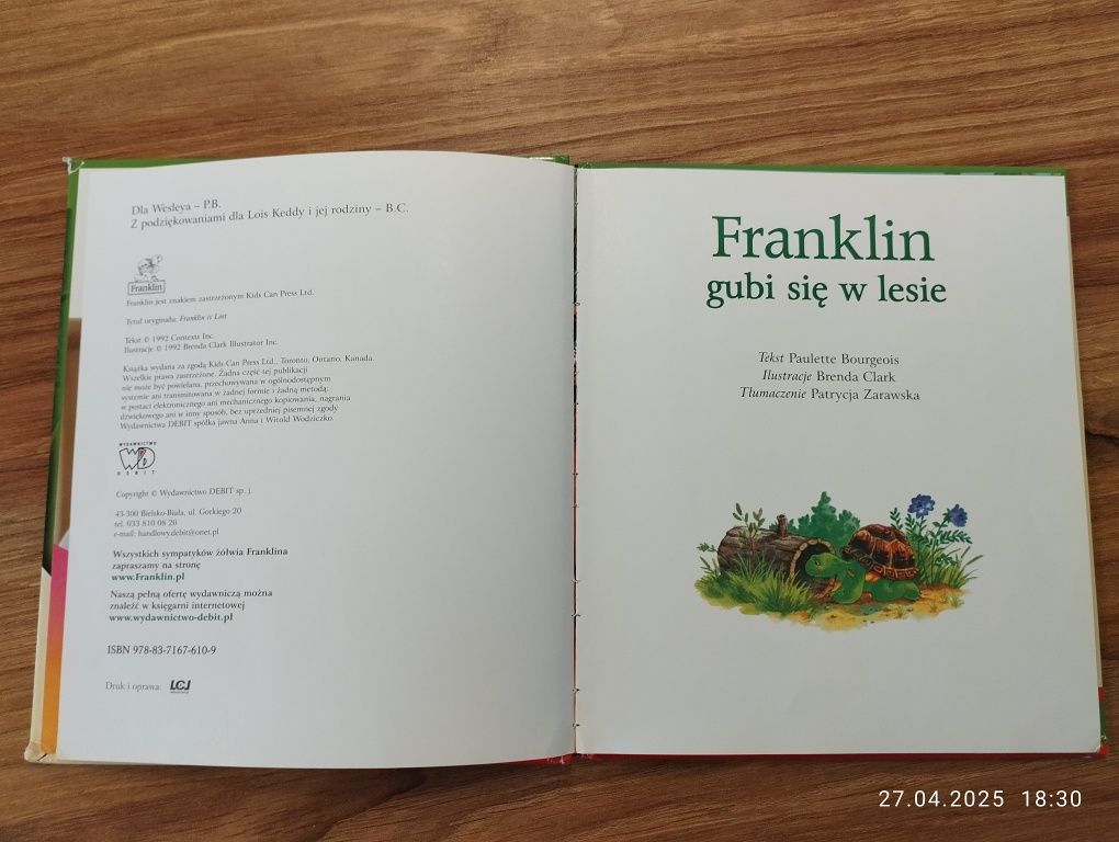 2 książki Franklin
