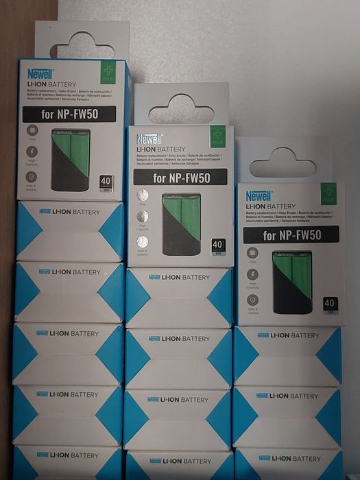 Батарея Newell Plus NP-FW50 для Sony ZV-E10/А6100/6400/A7II. Гар.40міс