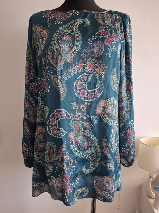 Tunika/sukienka mini satynowa